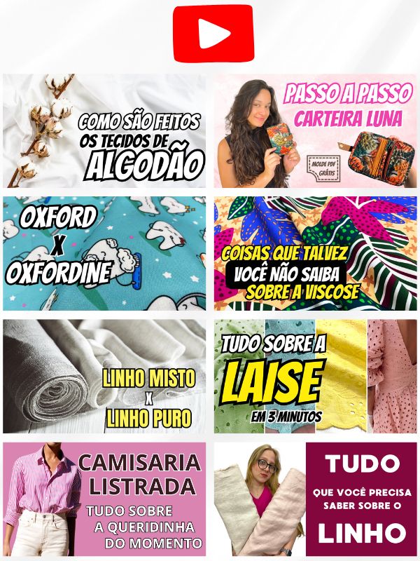 104 tecidos no YouTube